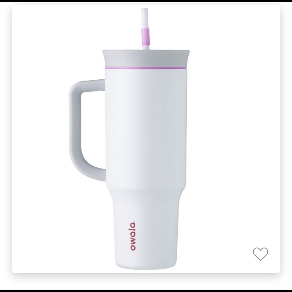 White Owala 40 ounce tumbler. Target exclusive